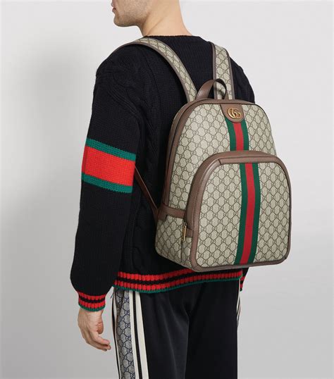 gucci beige ophidia gg supreme bowling bag|Gucci ophidia backpack.